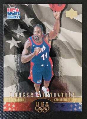 Karl Malone  1996 Upper Deck USA Basketball Career Highlights Silver #SPs3 KM5