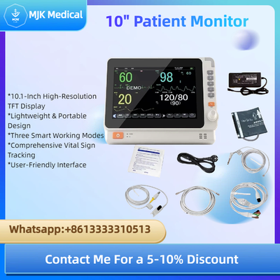 #ad #ad Portable Patient Monitor 10.1quot; Touchscreen 6 Parameter Vital Signs $426.33