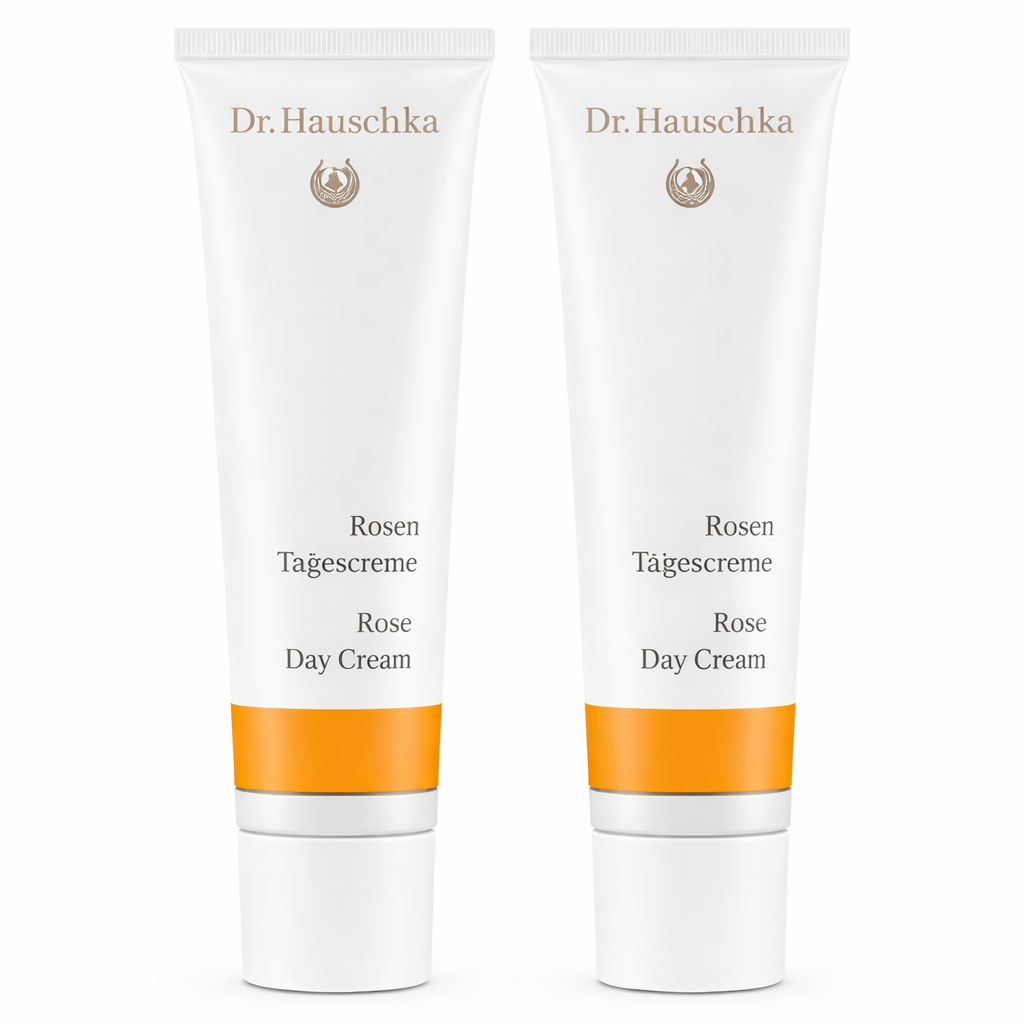 2 x Dr Hauschka Pure Organic Rose Day Cream 30ml