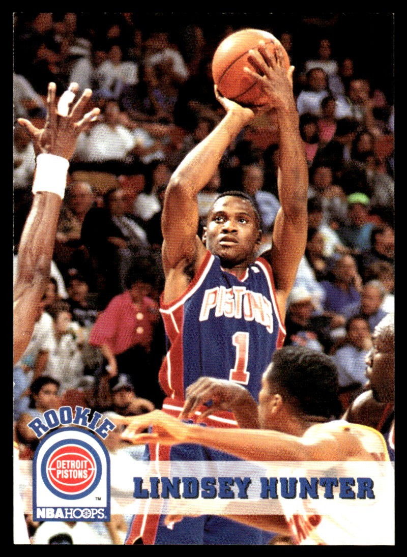 1993-94 NBA Hoops Lindsey Hunter RC #333 Detroit Pistons