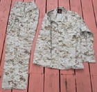 Set MARPAT Digital Desert Marine Corps Trouser & Shirt Small Short USMC — photo 1