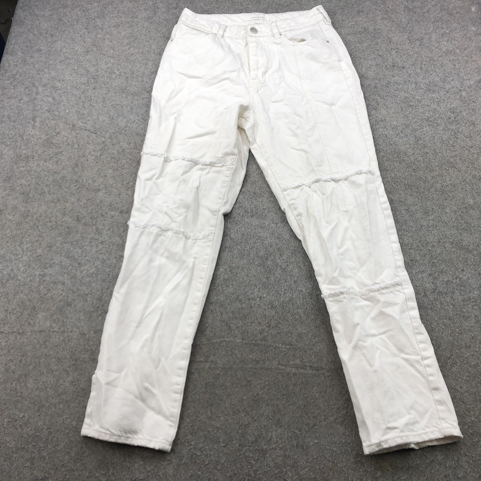 Pacsun Mom Jeans Womens 26 High Rise Eco Friendly Distressed Relaxed Fit Pants-image