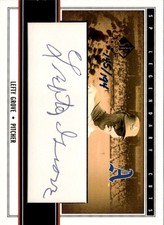2002 Upper Deck SP Legendary Cuts Auto Lefty Grove