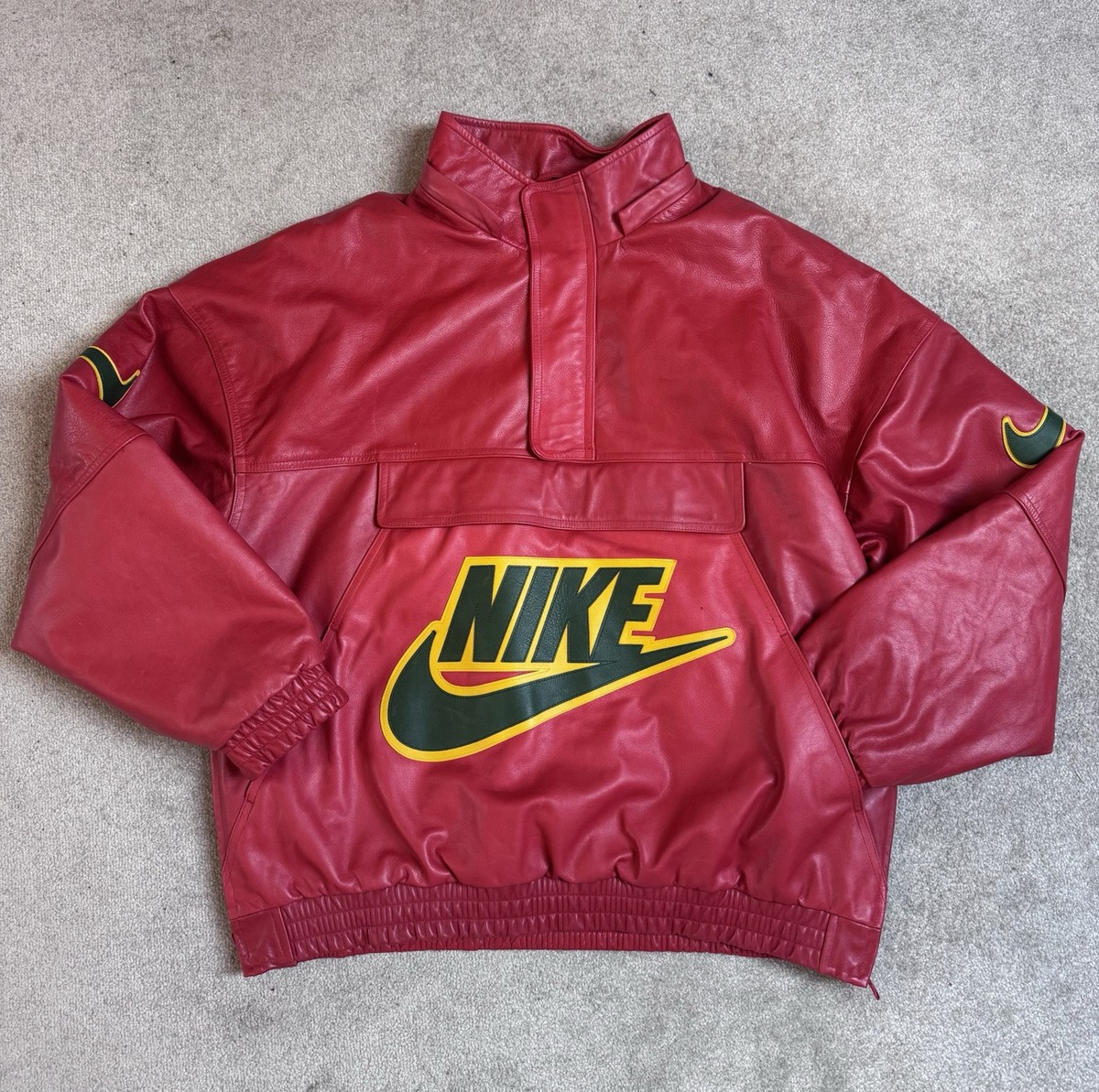 supreme nike leather anorak