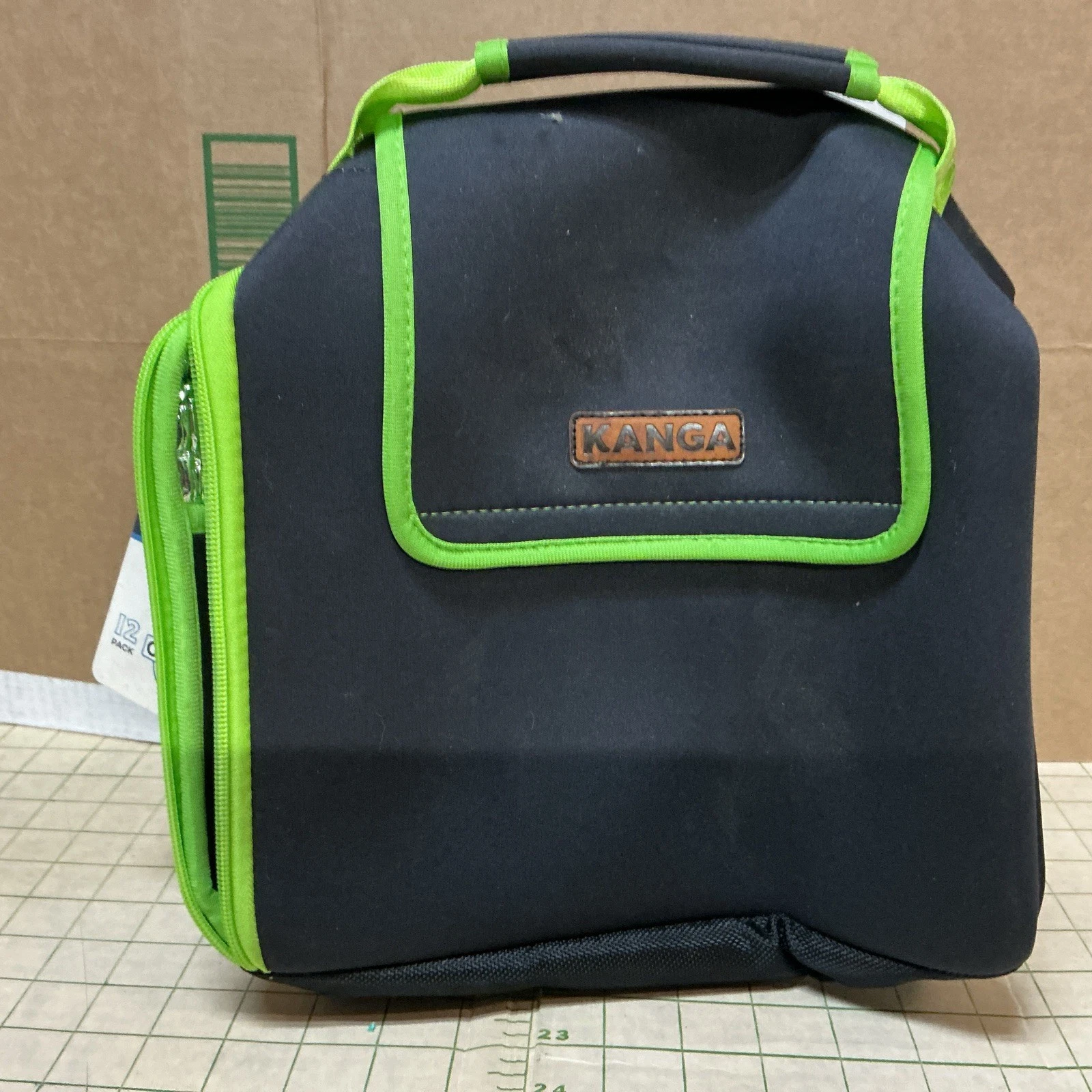 Kanga Coolers Kase Mate 12 Pack No Ice Needed Soft Bag Can Drink Cooler Green