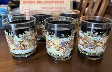 MCM Oleg Cassini Shelton-Ware SHANGHAI Old Fashioned Glasses 6 Tumblers In Box