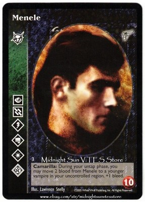 Menele Brujah Kindred Most Wanted V:TES VTES Vampire CCG