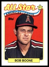 Bob Boone 1989 Topps #404 California Angels MLB READ FREE SHIPPING AutographDen