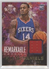 2014-15 Panini Court Kings Remarkable Rookie Memorabilia KJ McDaniels #24 0s3