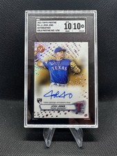 Josh Jung RC 2023 Topps Pristine Gold Refractor Auto /50 SGC 10/10