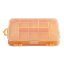 Double-Side Hardware Organizer Box,13 Compartments Small Parts Organizer with...