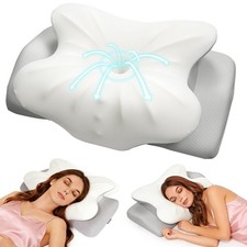 Cervical Neck Pillow for Sleeping Ergonomic Memory Foam Pillow for Neck Pain Rel