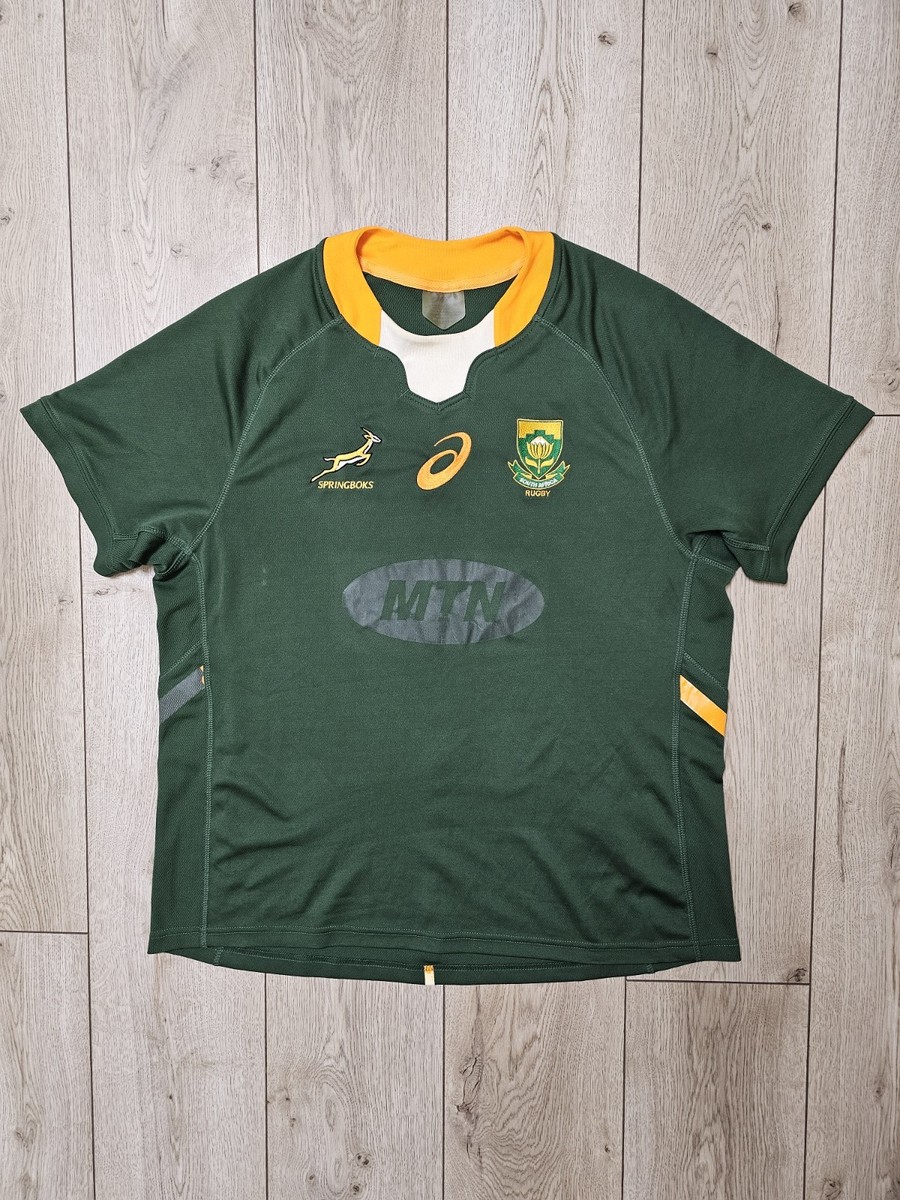 SOUTH AFRICA RUGBY JERSEY WORLD CUP UNION RUGBY JERSEY 2XL ASICS