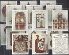 PLAYERS-FULL SET- CLOCKS OLD & NEW 1928 (L20 CARDS) EXCELLENT