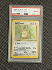 1999 Pokémon Jungle Holo Rare Kangaskhan First Edition 5/64 PSA 8
