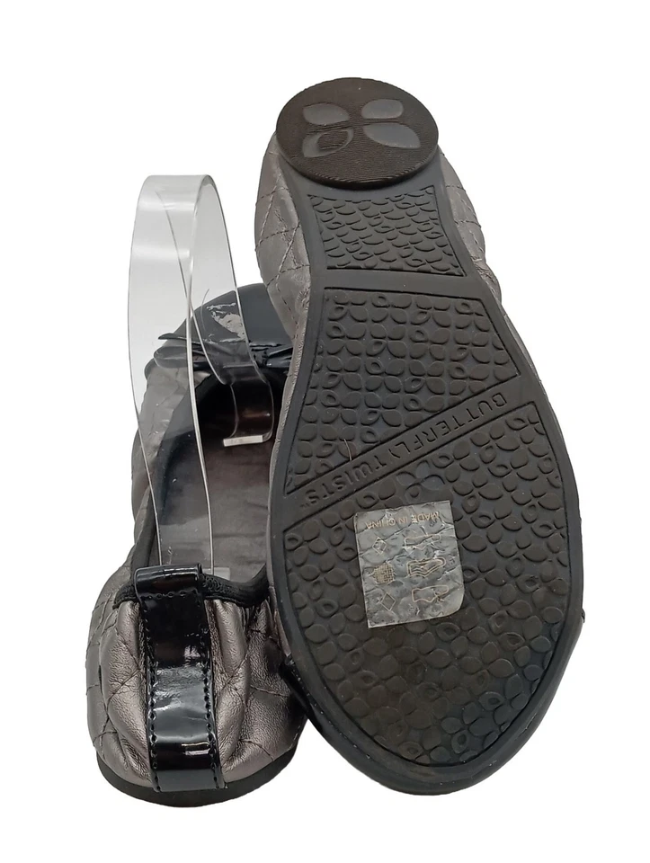 BUTTERFLY TWISTS Ballerina pieghevole Donna Ballerina Taglia IT 39 argento-nero - Immagine 2 di 4