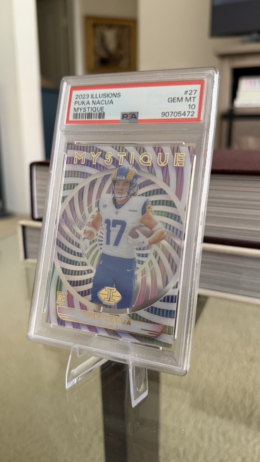 Puka Nacua Panini Illusions Mystique #27 Base