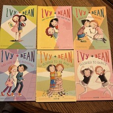 Lot of 6 Ivy + Bean Series (Chapter Books 1-6) by Annie Barrows Sophie Black B73