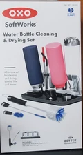 OXO SoftWorks Water Bottle Cleaning & Drying Set with Box