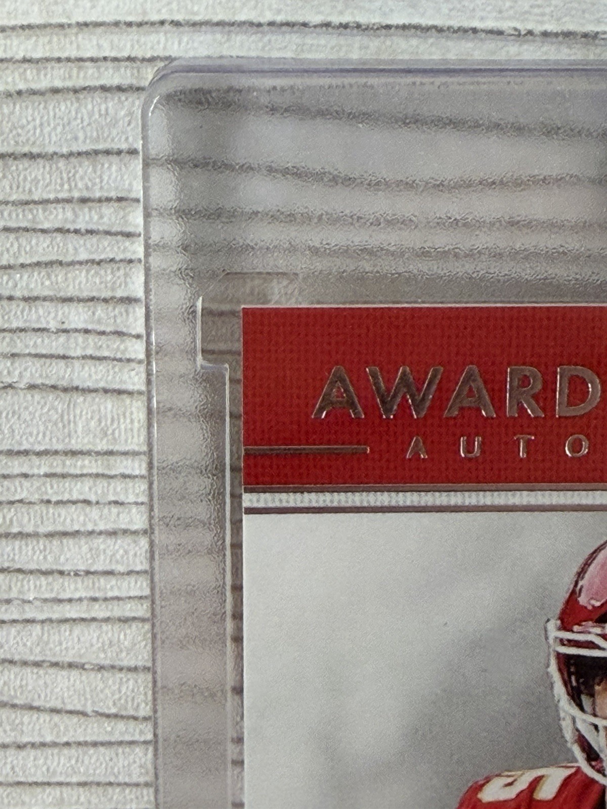 Patrick Mahomes II 2025 Panini Authentically Mahomes Award Winners Auto AWA-PM view 4