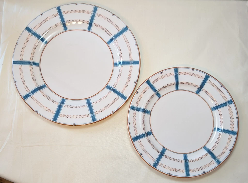 Laboratorio Paravicini Bacchette 蓝盘 晚餐和沙拉 从未使用过 — 第 4/4 张图片