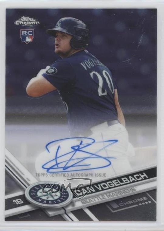 2017 Topps Chrome Rookie Auto Daniel Vogelbach Dan Vogelbach #RA-DV Auto RC 0i4k
