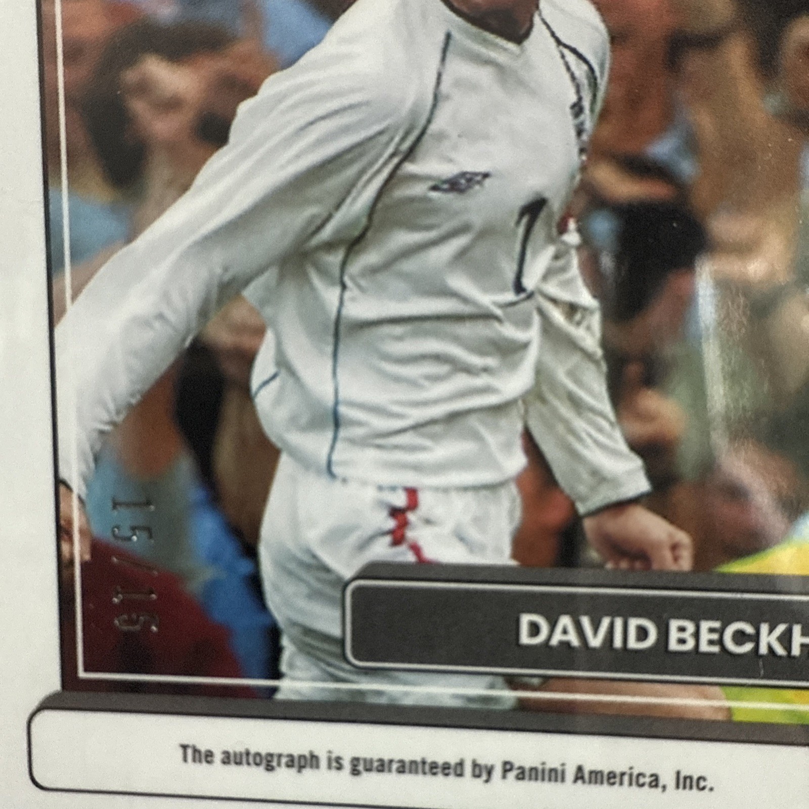 David Beckham Auto 2022-23 Donruss FIFA ENGLAND BLUE 15/15 SSP PSA 10 🔥🔥 POP 2 view 2