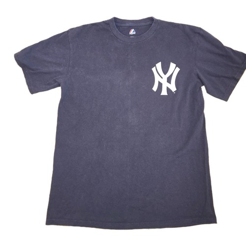 T-shirt Vintage New York Yankees - L, Bleu Foncé, Coupe Décontractée Pour Homme - Occasion Très Bon état