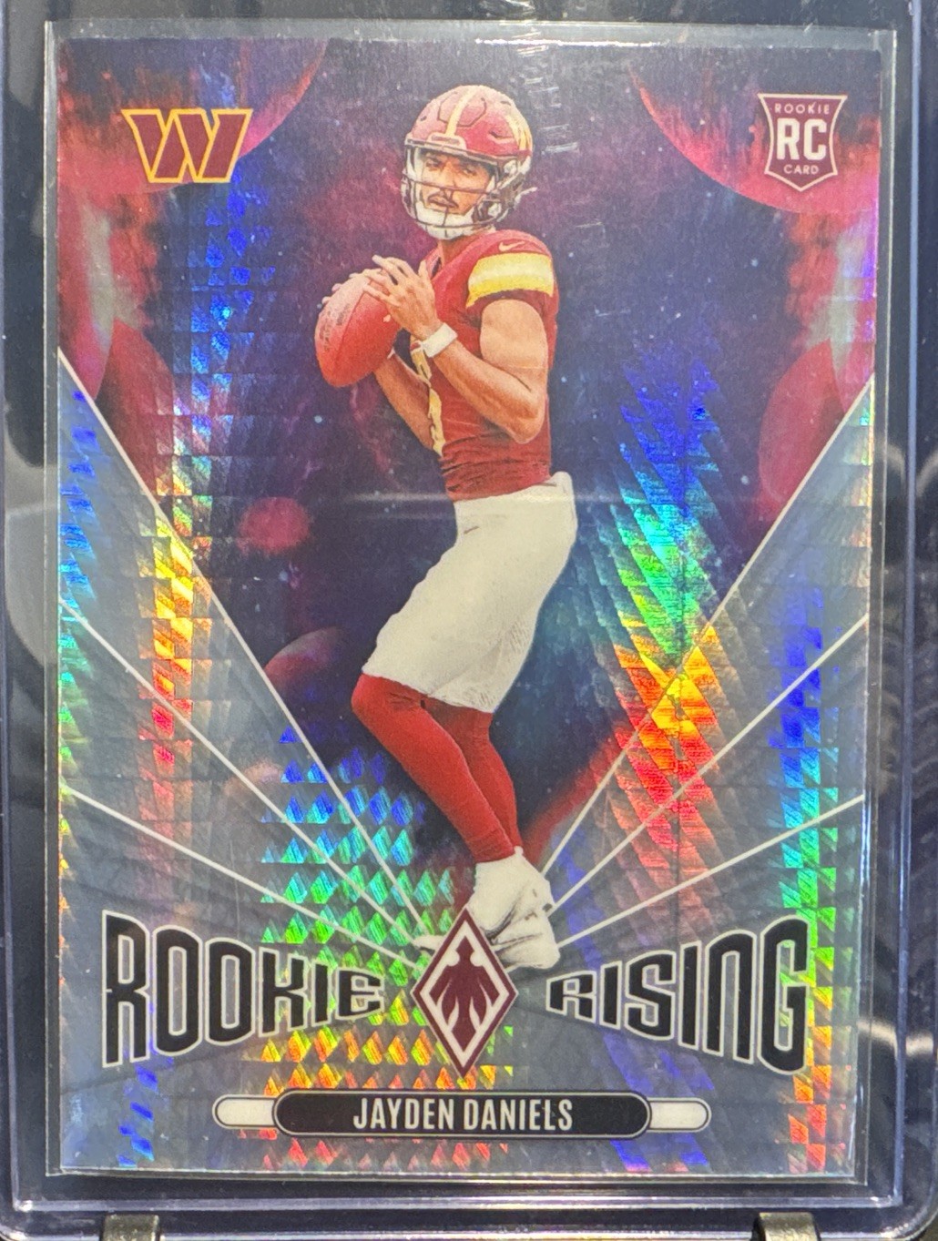 Jayden Daniels RC Prizm Hyper Rookie Rising 2024 Panini Phoenix Commander 💥