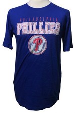 Team Athletics Apparel Youth Philadelphia Phillies T-Shirt Blue Size Small 8