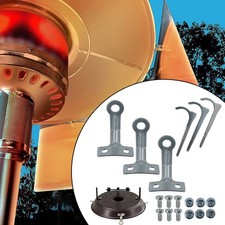 Kit di Fissaggio per Riscaldatori Patio Fornisce Stabilità Triangolare e Sicure