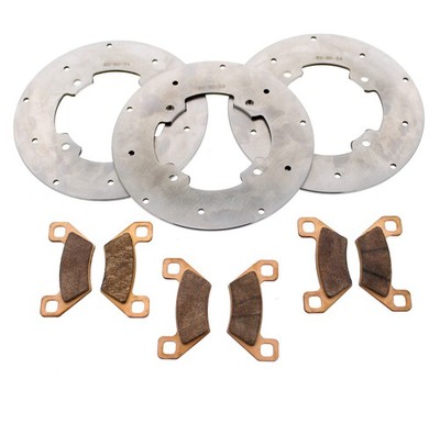 2016 Arctic Cat Alterra 550 XT EPS Front & Rear Brake Rotors & Brake Pads