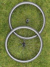 Wheelset 700c, 700x14, 24 Bladed Spokes Bontrager Shimano 8, 9, 10 Speed
