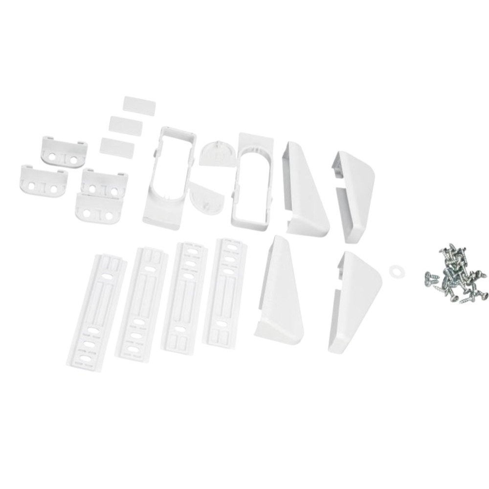 Kit d'encastrement pour réfrigérateur Gorenje 715858 robuste en acier et blanc
