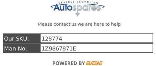 Skoda Octavia Mk2 (typ 1z) 2004-2008 Retractable Parcel Shelf 1Z9867871E - Picture 6 of 9