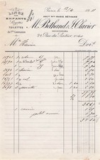 75 PARIS lingere BETHAND CLAVIER 1911 linge enfants