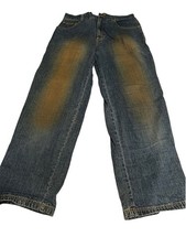 Vintage Y2K VIBES Baggy Cargo Jeans Mud Wash 36 Skater Grunge