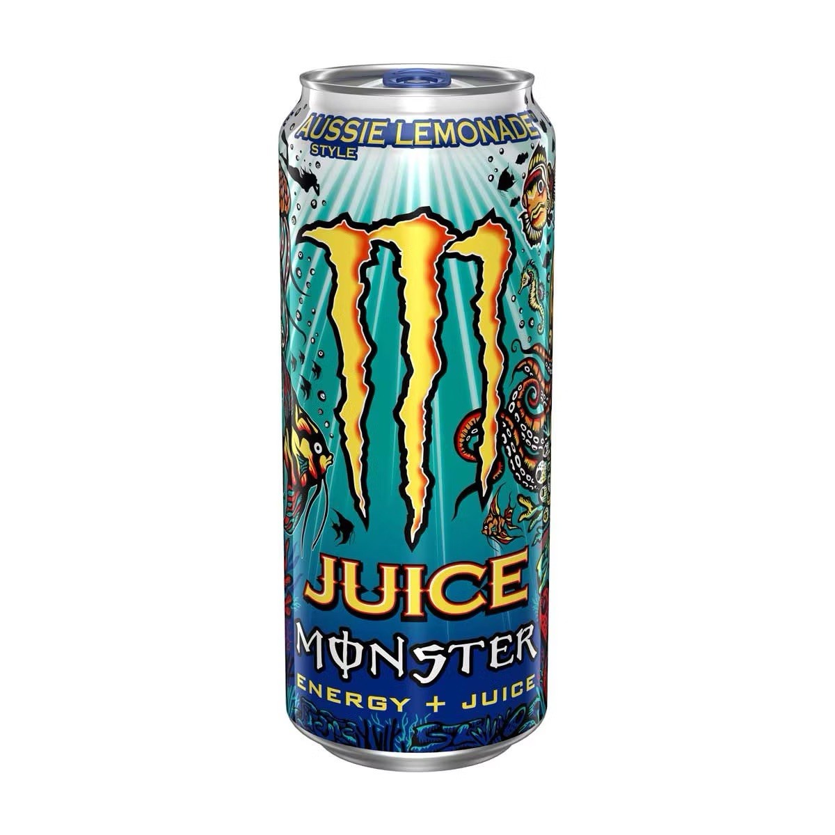(4 pack) 2025 MONSTER ENERGY DRINK AUSSIE LEMONADE JUICE MONSTER 16oz Free Ship