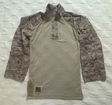 FR FROG Combat Ensemble Shirt Desert MARPAT, U.S. Military Issued, Size S-R NWOT