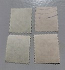 4 German Stamps, Deutsche Bundespost Horn. 10D And  20D Used Green And Red. — photo 2