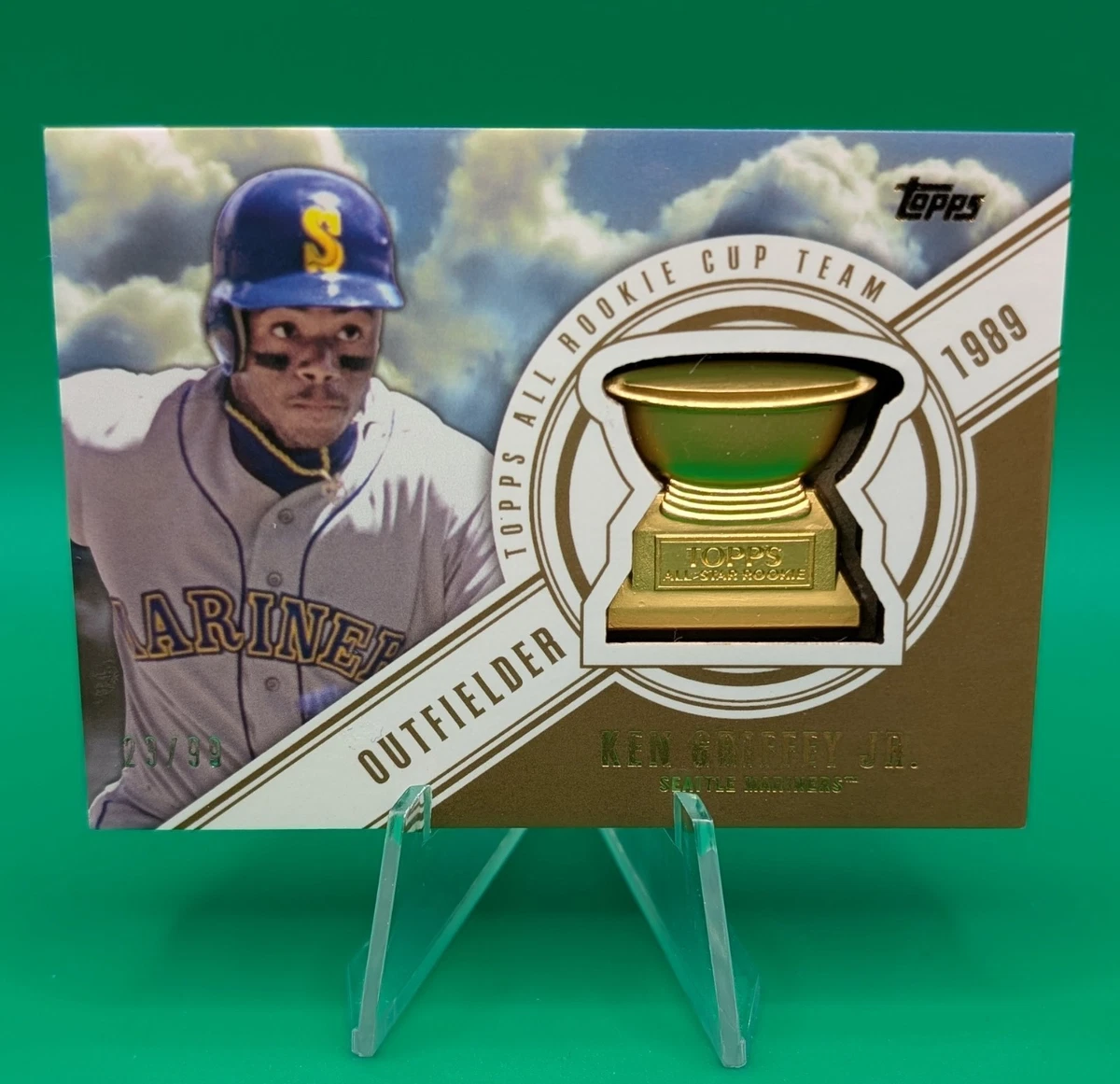 KEN GRIFFEY JR. 27枚限定 2014 TOPPS TRIPLE THREADS JERSEY RELIC