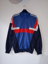 Giacca da allenamento Adidas Originals Track Jacket vintage anni 80 taglia D6 F177 blu medio