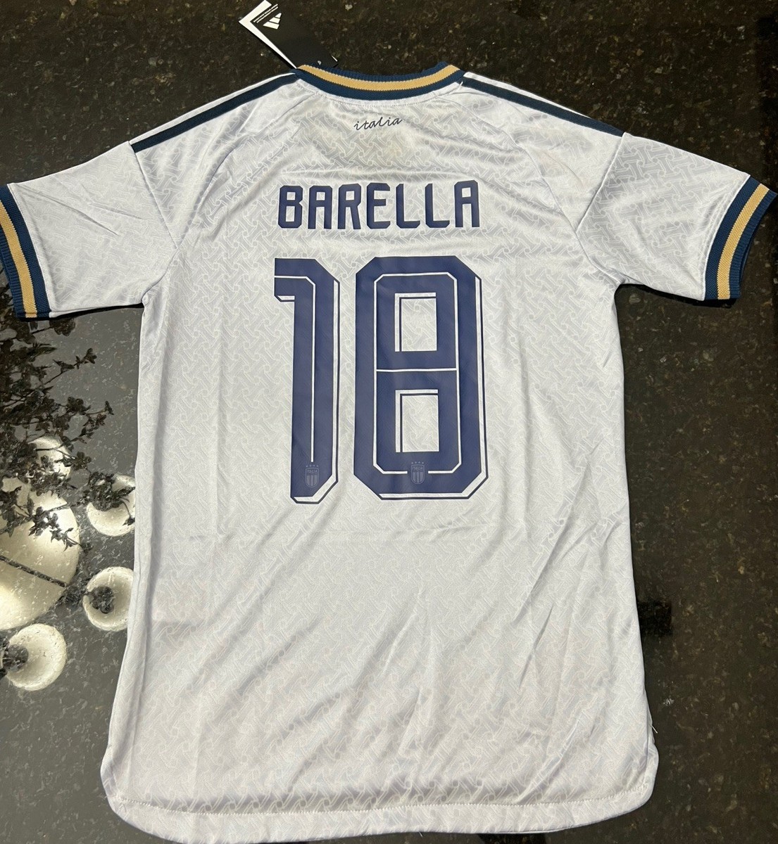 Italy 2026 World Cup BARELLA 18 Player Version Jersey SlimFit | eBay