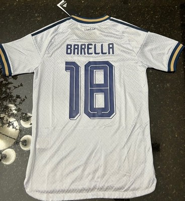 Italy 2026 World Cup BARELLA 18 Player Version Jersey SlimFit | eBay Italy 2026 World Cup BARELLA 18 Player Version Jersey SlimFit | eBay