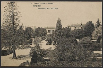 Madrid. MADRID. Parterre del Retiro. Hauser y Menet Nº722.