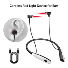 Red Light Laser Therapy Device Ear Nose Tinnitus Relief Sinus Pain Treatment