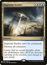 Supreme Verdict - Normal NM MTG The List Reprints