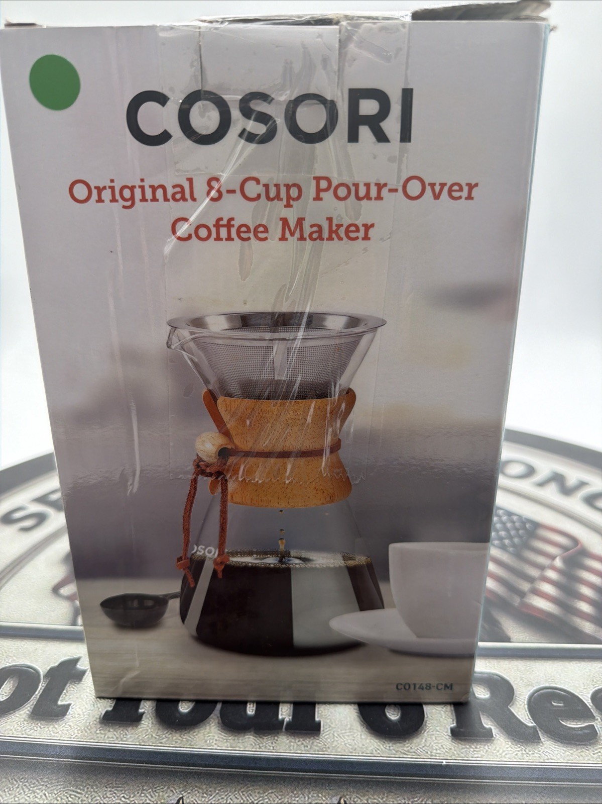 With Stainless Steel Filter 8-cup 34oz New