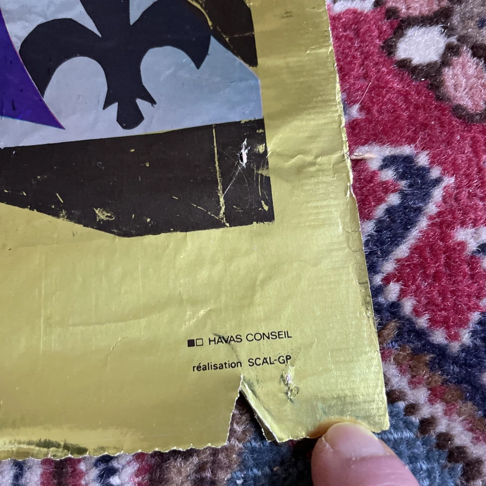 SALVADOR DALI SOURCE PERRIER Affiche originale GRANDES MARGES 42X60 1969 Rare ! - Photo 4/4