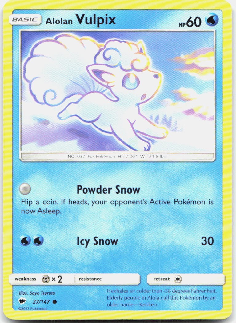 Alolan Vulpix SM03 27/147